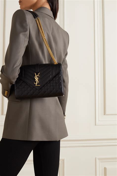 ysl envelope bag inside|ysl envelope bag medium size.